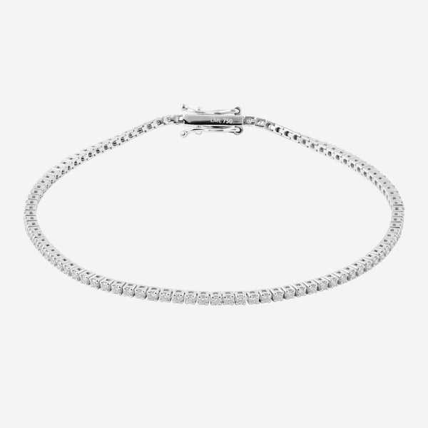 Lemelé-lemelecph-tennis-bracelet-tennisarmbånd—armbånd-1.0ct—1.0carat-18k-18karat-whitegold-hvidguld